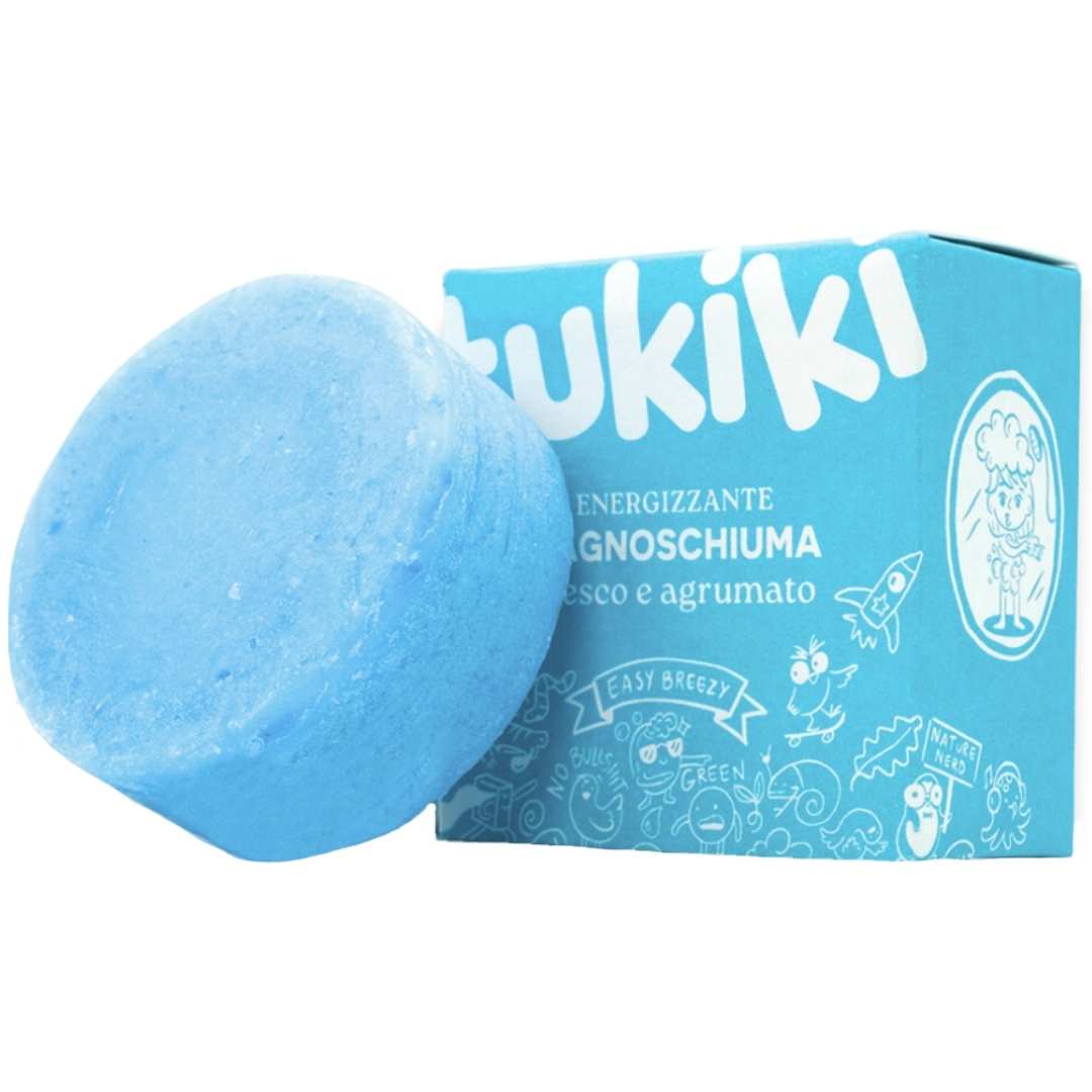 Bagnoschiuma solido fresco ed energizzante