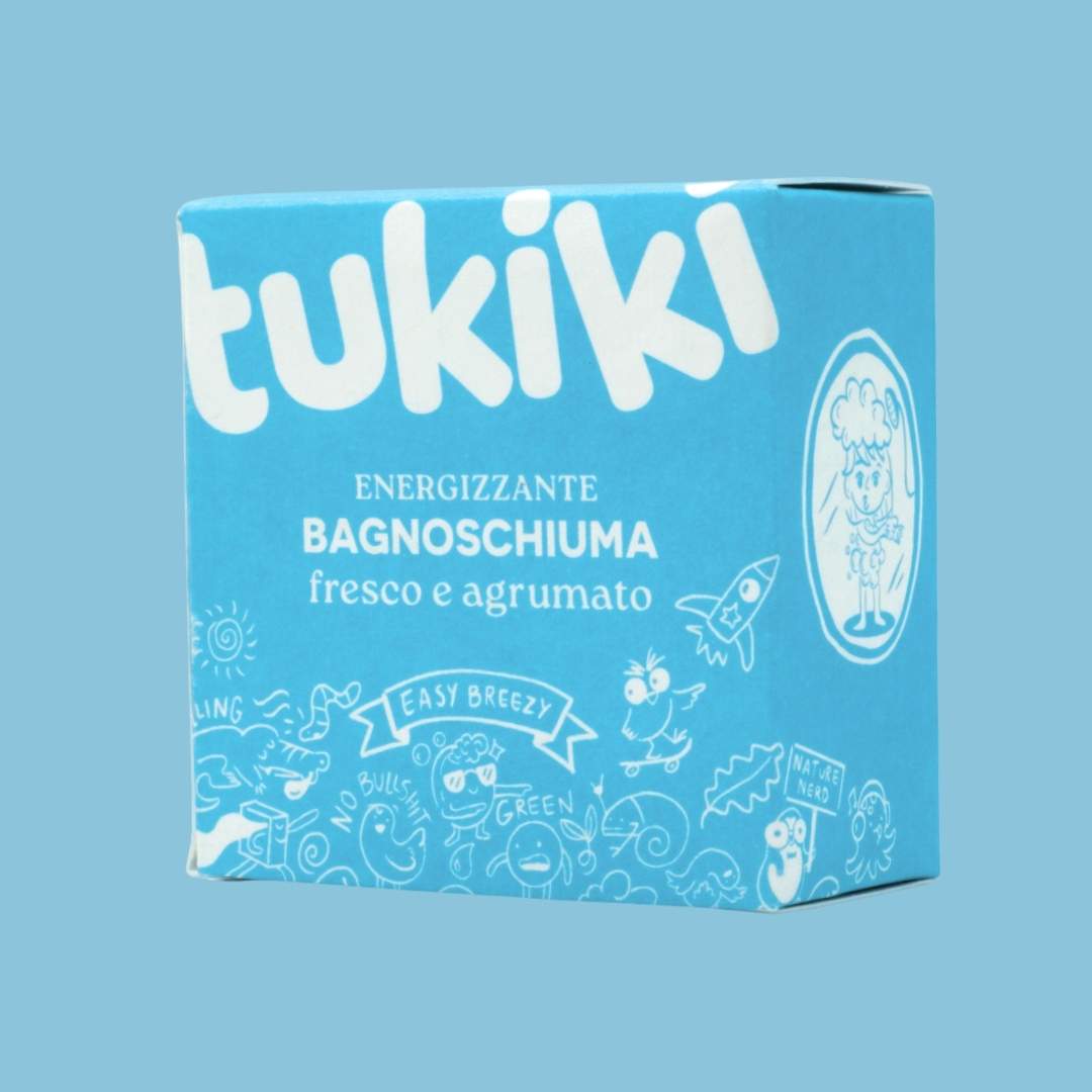 Bagnoschiuma solido fresco ed energizzante