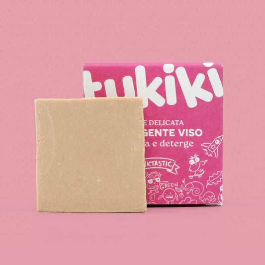 Detergente e struccante viso solido per pelle delicata