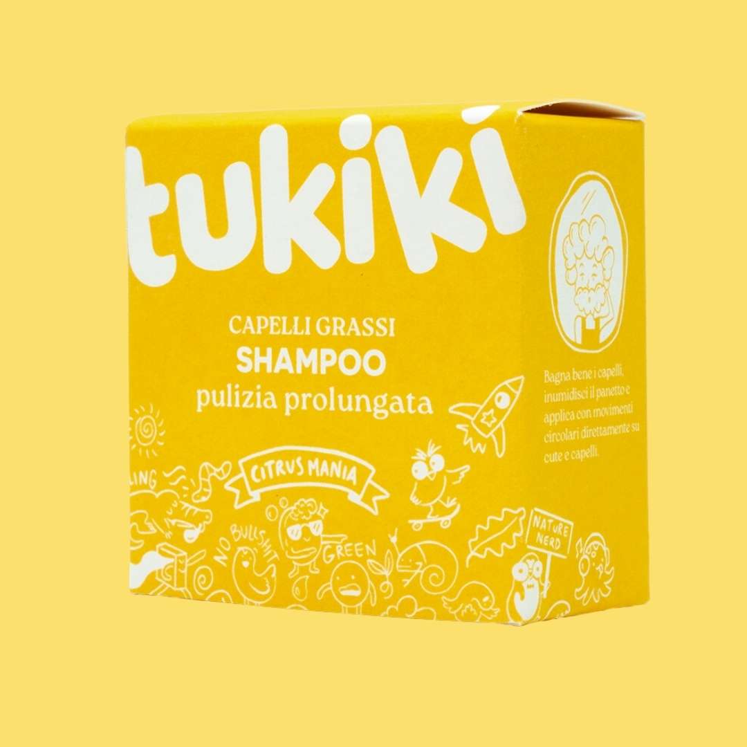 Shampoo solido per capelli grassi