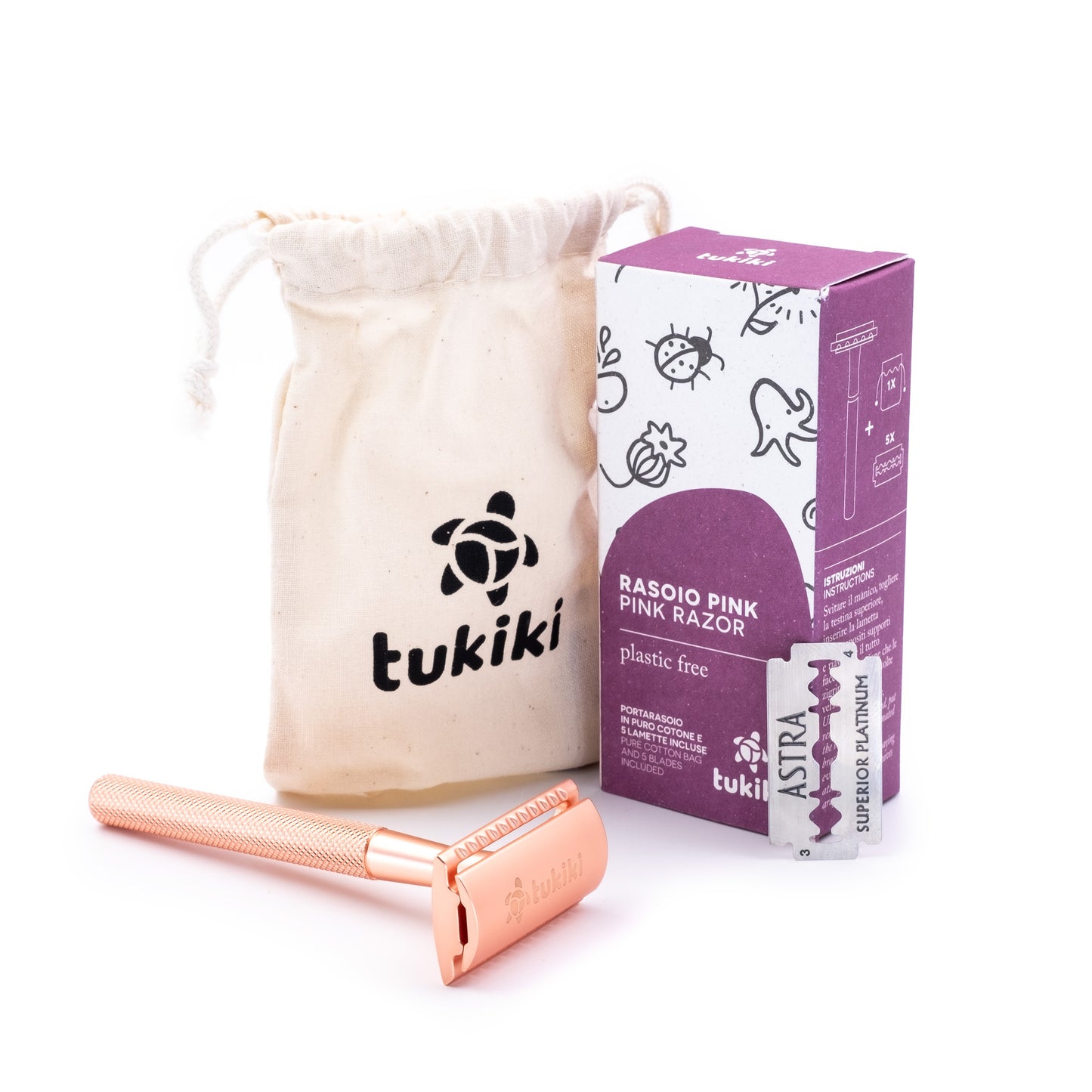 Pink razor set
