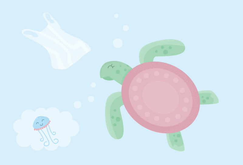 Perchè tartaruge mangiano plastica