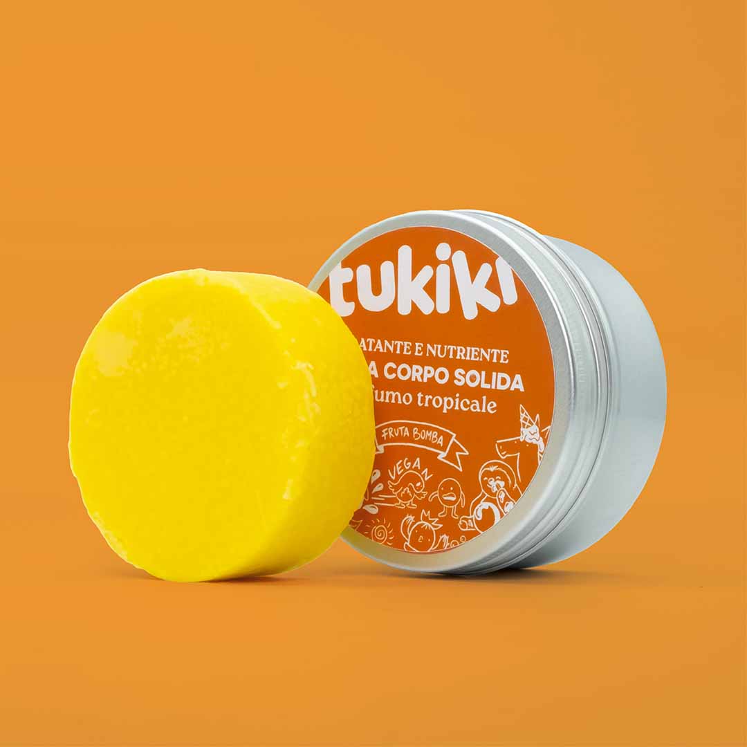 Crema corpo solida idratante e nutriente, note tropicali - Fruta Bomba