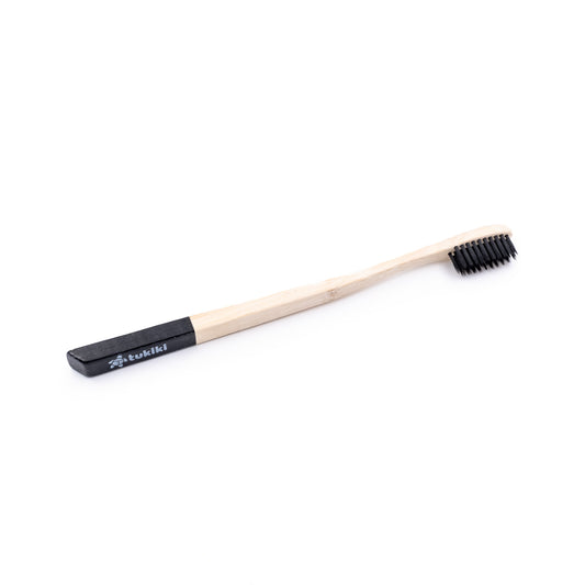 spazzolino di bambù tukiki con setole medie